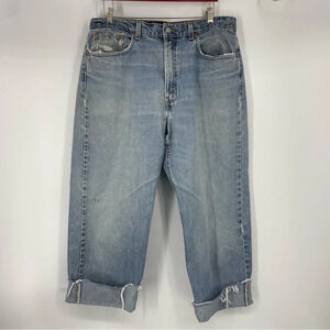 Vintage Levi’s Made in USA Special Reserve 515s raw hem.  38 waist 28 length